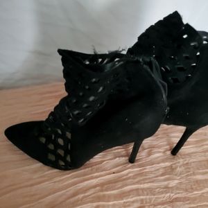 Misguided black booties